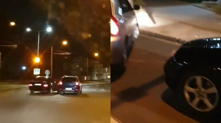 ATENȚIE! Limbaj necenzurat. VIDEO cu un șofer teribilist care face „spectacol” pe străzile din Chișinău