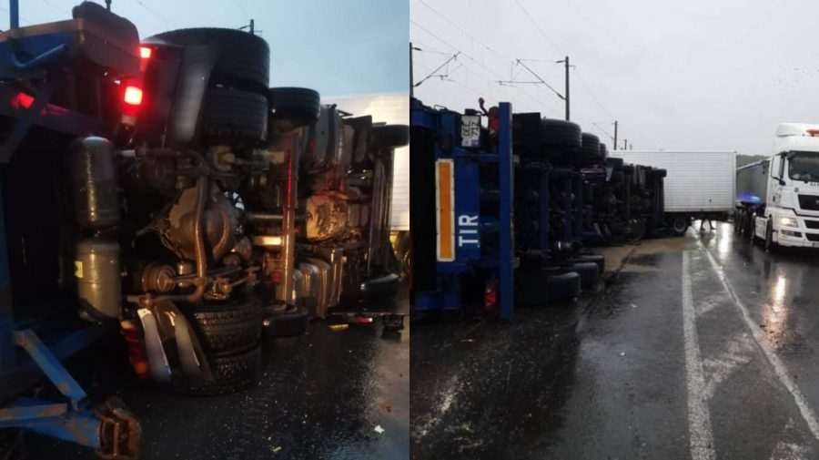 FOTO Un moldovean, șofer de TIR, a murit la Galați. Avea doar 26 de ani