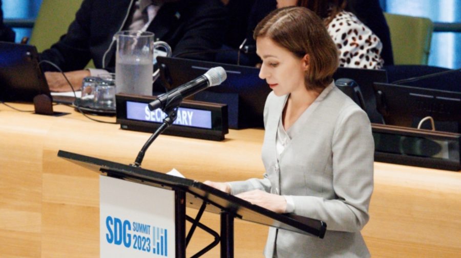 Maia Sandu, la New York: Lumea se află la răscruce. Majoritatea încă își dorește ca Republica Moldova să rămână neutră