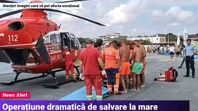 Un turist moldovean, la un pas să se înece pe litoralul din România