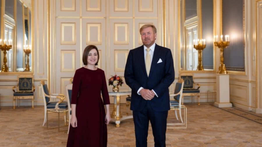 Maia Sandu s-a întâlnit cu Regele Willem-Alexander al Țărilor de Jos! Despre ce au discutat
