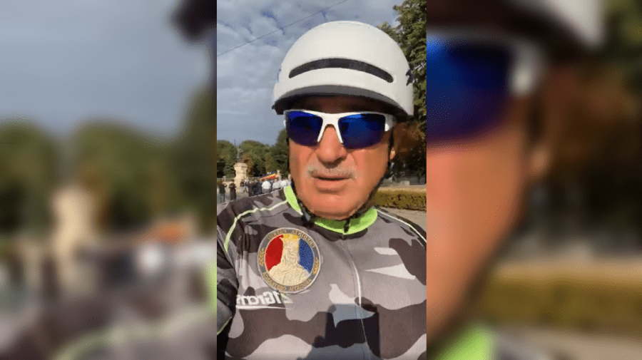 VIDEO De Ziua Armatei, veteran de război, alungat din PMAN pentru o delegație. Polițist: „Nu-s capriciile mele”