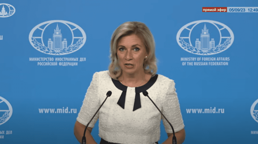 VIDEO Rusia ne atacă din nou prin Zaharova, dând vina și pe SUA: „Maia Sandu a compromis toate procesele democratice”