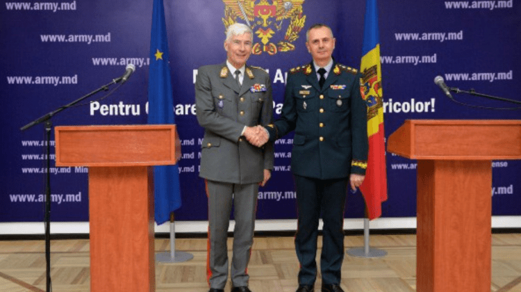 VIDEO Oficial european, în vizită la Ministerul Apărării. Subiectele abordate cu generalul Ohladciuc