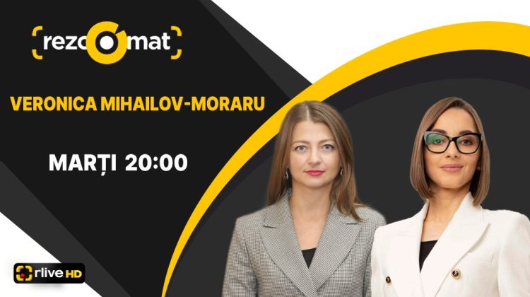 Ministra Justiției, Veronica Mihailov-Moraru – invitata emisiunii Rezoomat!