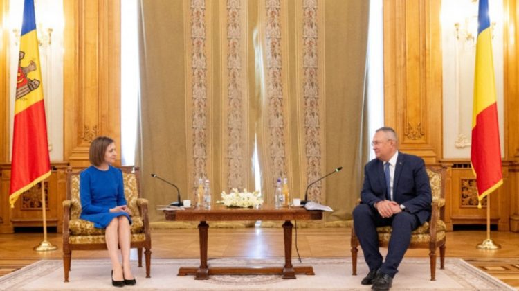 Maia Sandu s-a întâlnit cu președintele Senatului din România: „Vor fi construite noi poduri peste Prut”