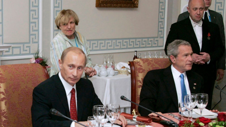 FOTO George Bush, „șocat” să afle că Evgheni Prigojin i-a servit cina. „Tot ce știu e că am supraviețuit”