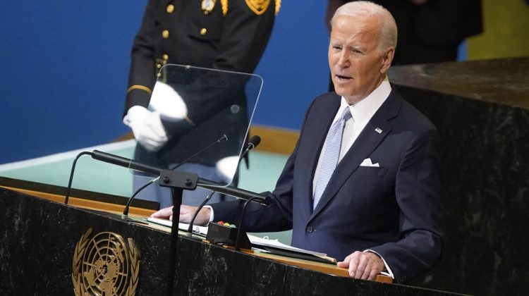 Joe Biden de la tribuna ONU: SUA vor continua să susţină curajosul popor ucrainean să-şi apere suveranitatea