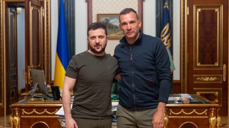 Fostul mare fotbalist Andriy Shevchenko, numit consilierului lui Vladimir Zelensky. Decretul, semnat de președinte