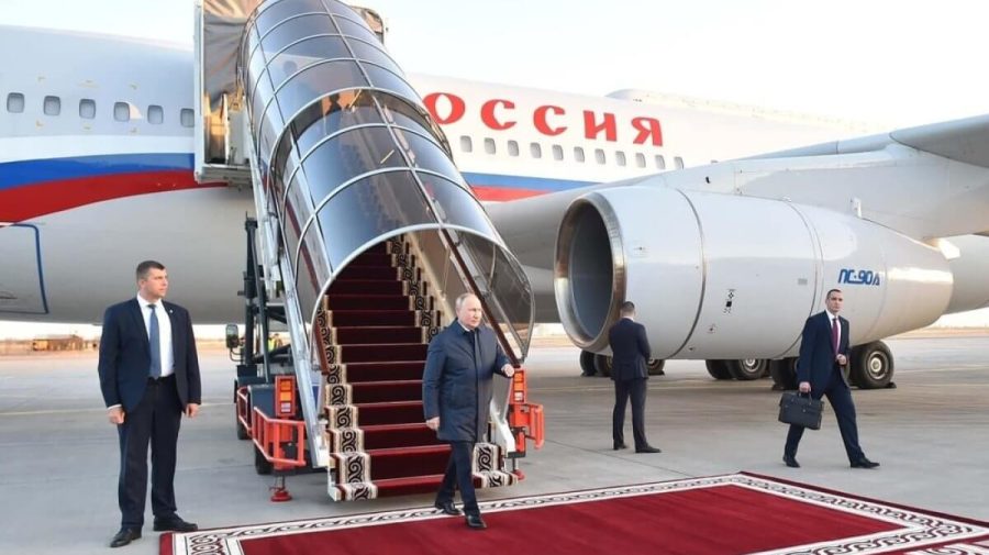 VIDEO Putin a ajuns în Kârgâzstan, prima vizită în străinătate de la emiterea mandatului său de arestare