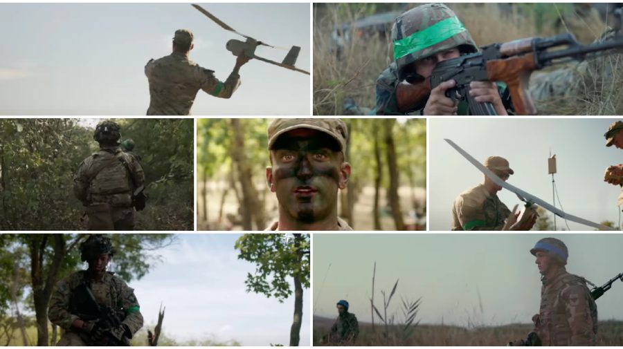 Parcă ar fi secvențe dintr-un film american! VIDEO cu soldați camuflați prin codrii Moldovei, publicat de NATO