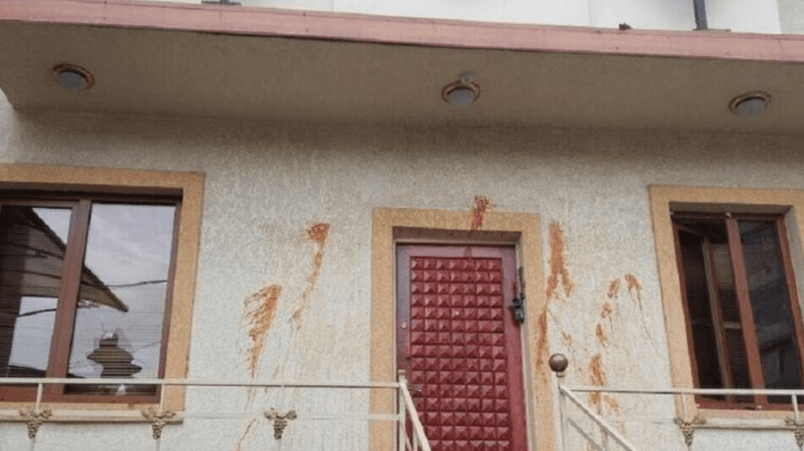 An attempt was made to burn down the only synagogue in Armenia