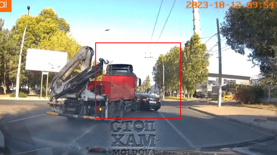 STOP CADRU cu accidentul produs pe strada Ismail. Ce spune poliția