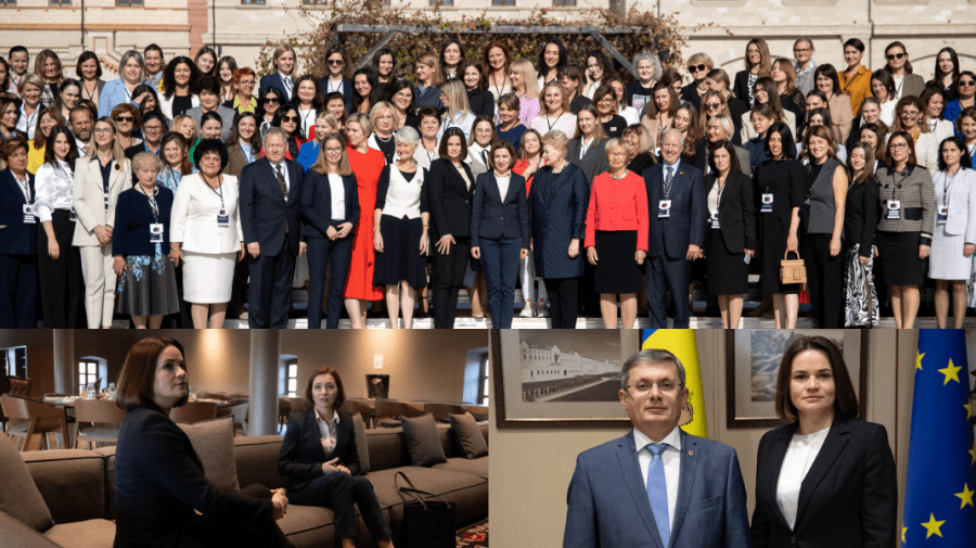 Tihanovskaia, la Chișinău, în imagini: „Moldova a realizat atât de multe. Este un exemplu de urmat de beloruși”