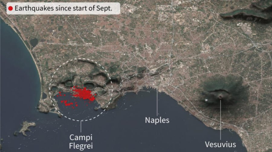 Cel mai mare „supervulcan” din Europa pare să erupă. Două cutremure au avut loc deja recent, iar pământul se ridică