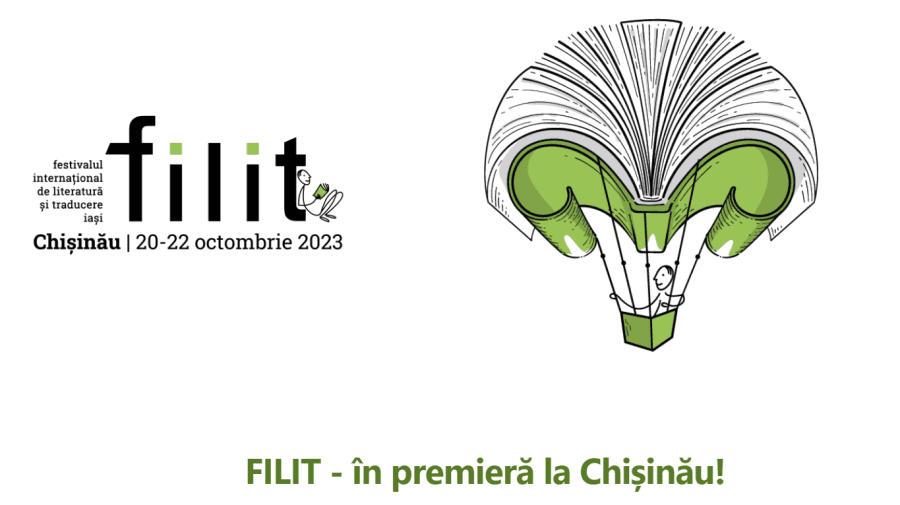 FILIT vine în premieră la Chișinău împreună cu cele mai mari nume din literatura contemporană