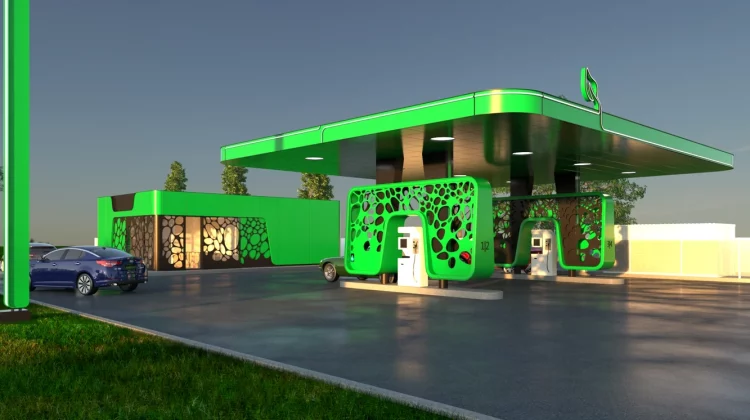Prima rețea de stații cu gaz natural comprimat pentru mașini a fost deschisă în România