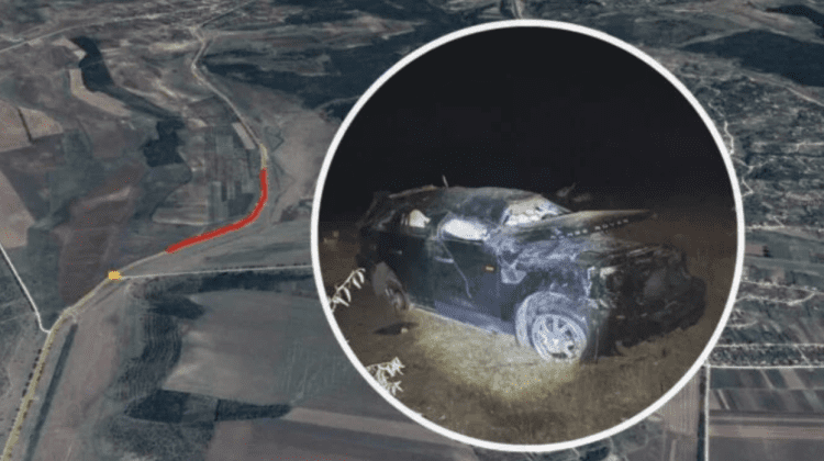 FOTO Un Range Rover a fost făcut zob la Ungheni. Două persoane s-au ales cu traumatisme