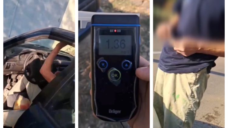 VIDEO Un șofer din Căușeni s-a ales cu dosar penal. Era beat criță și se deplasa haotic
