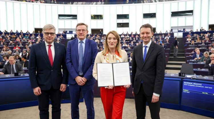 Parlamentul European a adoptat bugetul UE pentru 2024. Au fost indicate alocări și pentru Republica Moldova