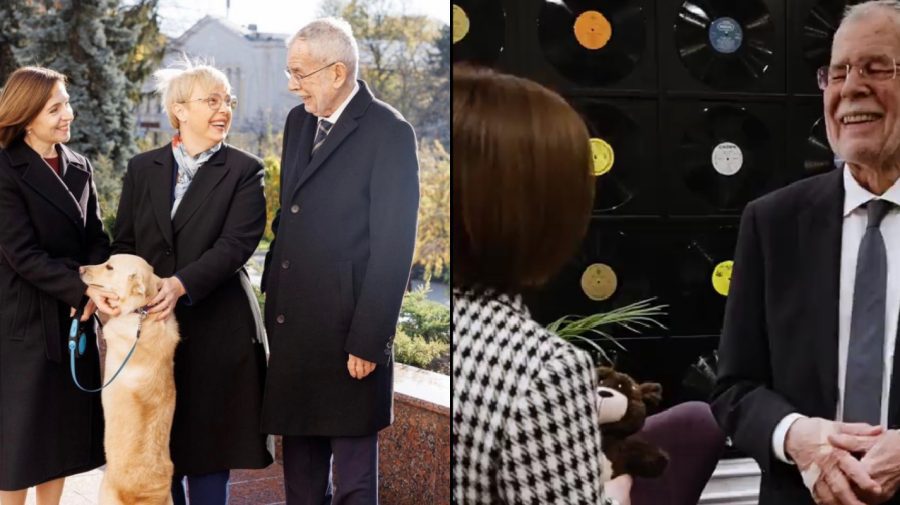 VIDEO Președintele Austriei nu s-a supărat pe Codruț după ce l-a mușcat: „Este începutul unei prietenii”