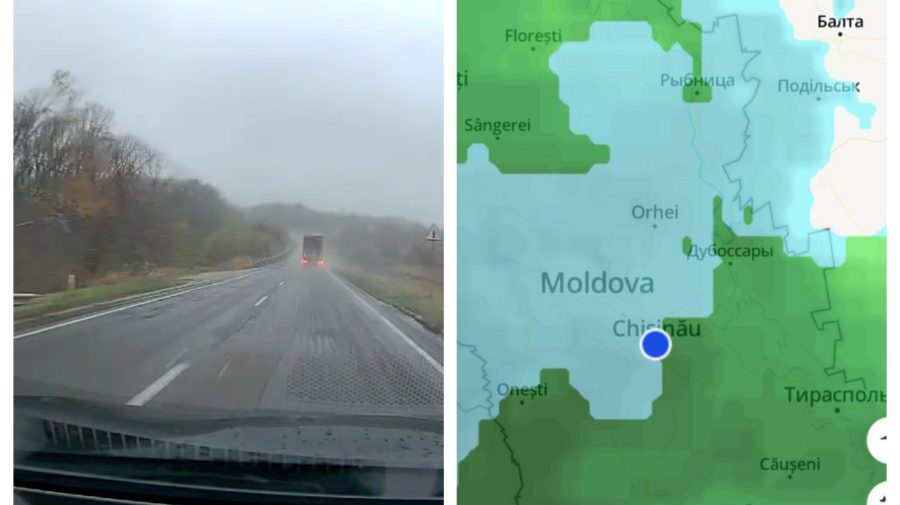 VIDEO cu primii fulgi. Meteorologi: „Teritoriul țării este traversat de un ciclon sudic”