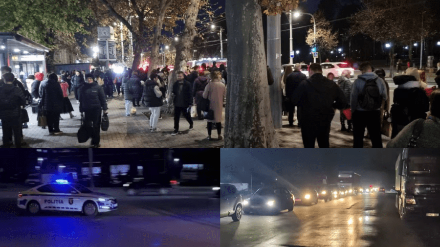 VIDEO Capitala – „dop” în această seară. Oamenii sunt disperați! Nu se vede începutul și sfârșitul ambuteiajelor