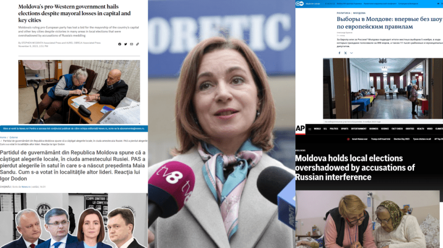 Alegerile locale generale, în presa din lume: Partidul Maiei Sandu a pierdut alegerile în localitatea sa natală