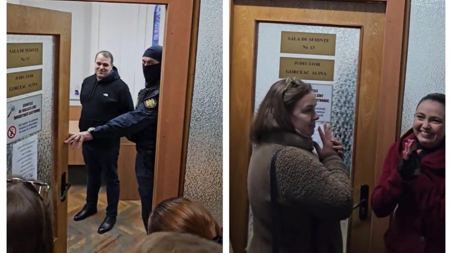VIDEO Ropote de aplauze pentru Nesterovschi, transferat în arest la domiciliu