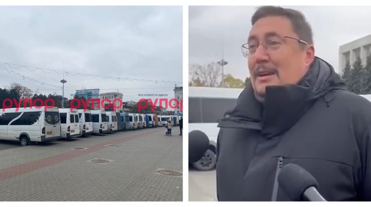 VIDEO Transportatorii protestează în PMAN: „Nu este exclus ca transportul în Moldova să fie oprit”