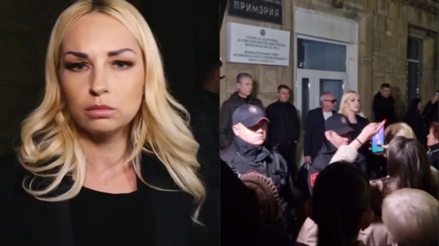 VIDEO Zeci de protestatari au ieșit în stradă după ce Arina Corșicova a fost scoasă din cursă