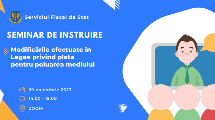 SFS va organiza un seminar aferent modificărilor efectuate în Legea privind plata pentru poluarea mediului