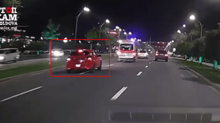 STOP CADRU cu un șofer care efectuează manevre periculoase, pe bulevardul Dacia. Poliția l-a identificat