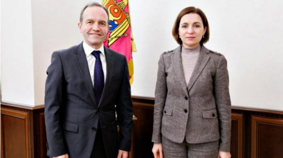 Președinta Maia Sandu s-a întâlnit cu șeful Oficiului Consiliului Europei la Chișinău