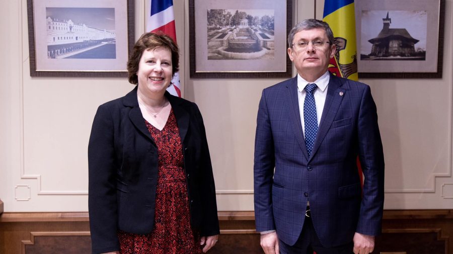 Noua ambasadoare a Marii Britanii și Irlandei de Nord în Moldova, în ospeție la Igor Grosu. Ce au discutat oficialii