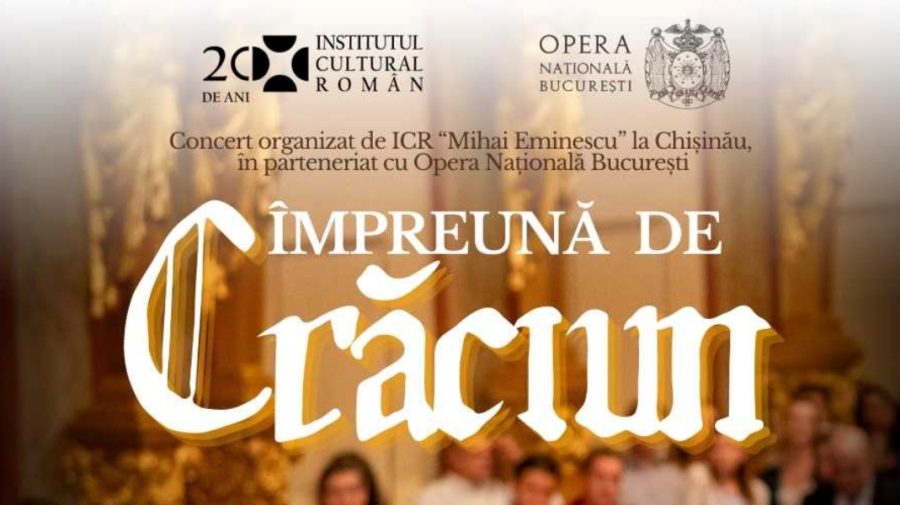 „Împreună de Crăciun”: Concert festiv de colinde la Chișinău, organizat de Institutul Cultural Român