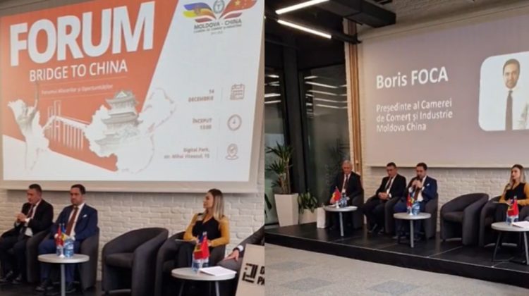 VIDEO Cinci ani de activitate a Camerei de Comert si Industrie Moldova-China. Boris Foca: „2023 a fost unul productiv”