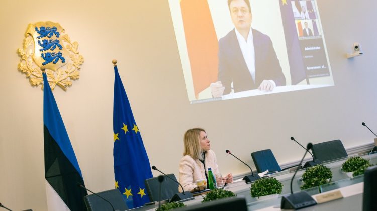 Prim-ministra Estoniei, după discuții video cu Recean: Sperăm să fie deschise negocierile
