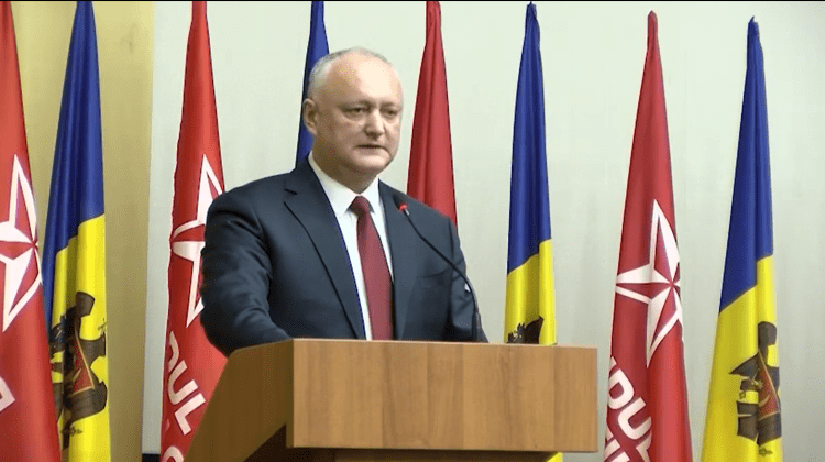 VIDEO „Viitorul Republicii Moldova depinde de echipa socialiștilor”, afirmă Igor Dodon