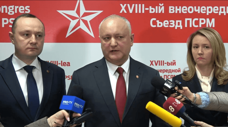 VIDEO Igor Dodon nu mai vrea să fie președinte al Republicii Moldova? Deciziile luate în cadrul Congresului PSRM