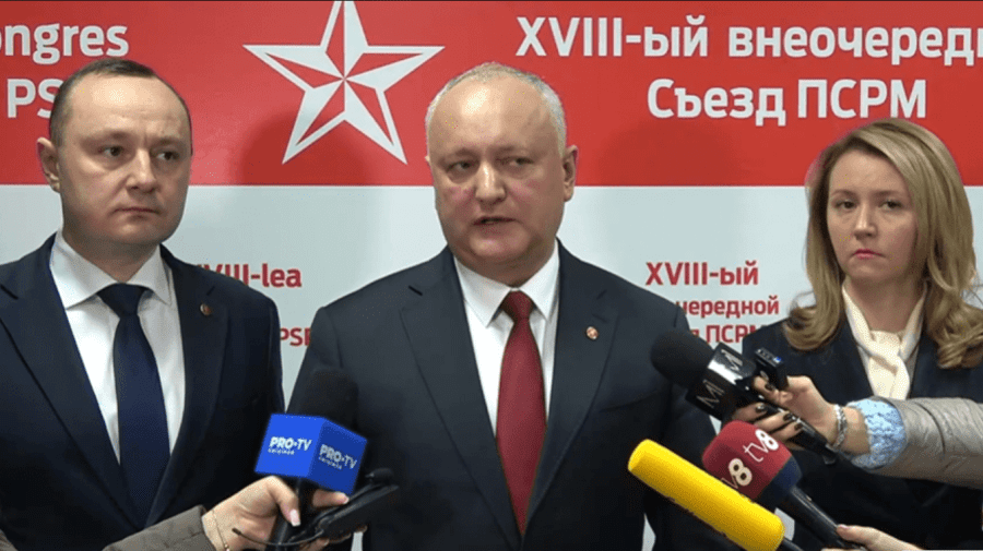 VIDEO Igor Dodon nu mai vrea să fie președinte al Republicii Moldova? Deciziile luate în cadrul Congresului PSRM