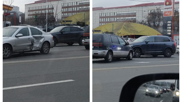 VIDEO Accident violent pe strada Mihai Viteazul. Trei minori au fost transportați la spital