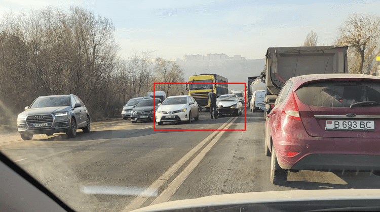 Două mașini s-au tamponat pe șoseaua Balcani. Șoferul vinovat va fi sancționat