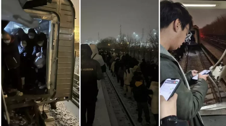 Două trenuri de metrou s-au ciocnit în Beijing. Peste 100 de oameni au fost răniți