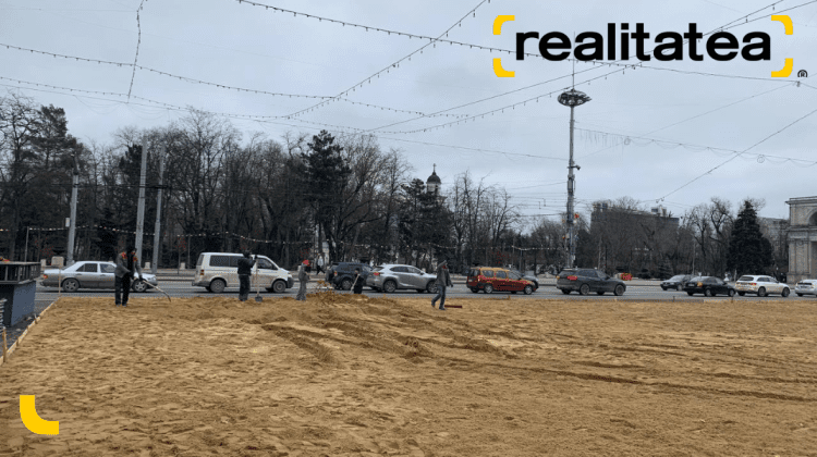 FOTO Veste bună pentru moldoveni! În centrul Capitalei va fi inaugurat un patinoar în aer liber