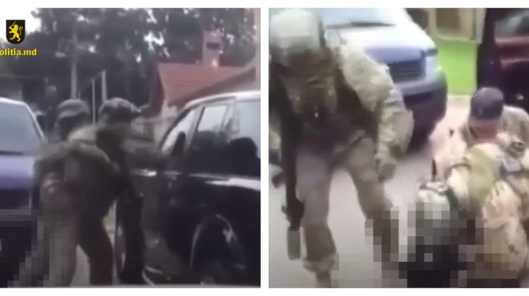Ucrainean infiltrat în cercuri ale oamenilor de afaceri, reținut de poliție. MOMENTUL în care este pus la pământ