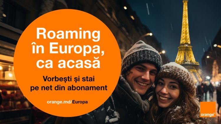 Orange Moldova lansează cea mai generoasă ofertă roaming de până acum – Roaming în Europa, ca acasă