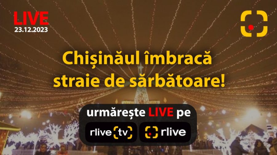 VIDEO Capitala Republicii Moldova dă startul sărbătorilor de iarnă: Ce artiști vor evolua în PMAN