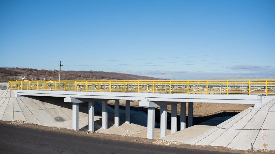 FOTO cu podul de 13,5 milioane de lei, deschis la Medeleni. ASD: De importanță majoră