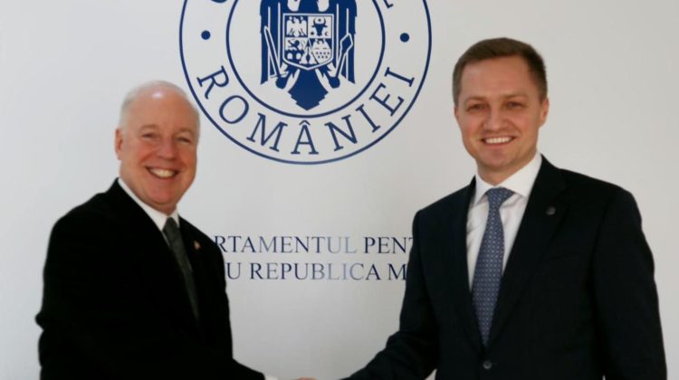 FOTO Adrian Dupu și ambasadorul american la Chișinău discută despre Moldova: „educație și susținerea mass-media”